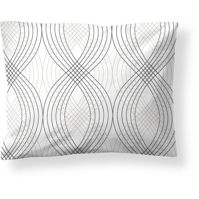 Satiinityynyliina Finlayson Kehrä, 50x60cm, tummanharmaa/beige