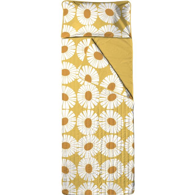 Unipussi Finlayson Valo, 90x250cm, keltainen/valkoinen