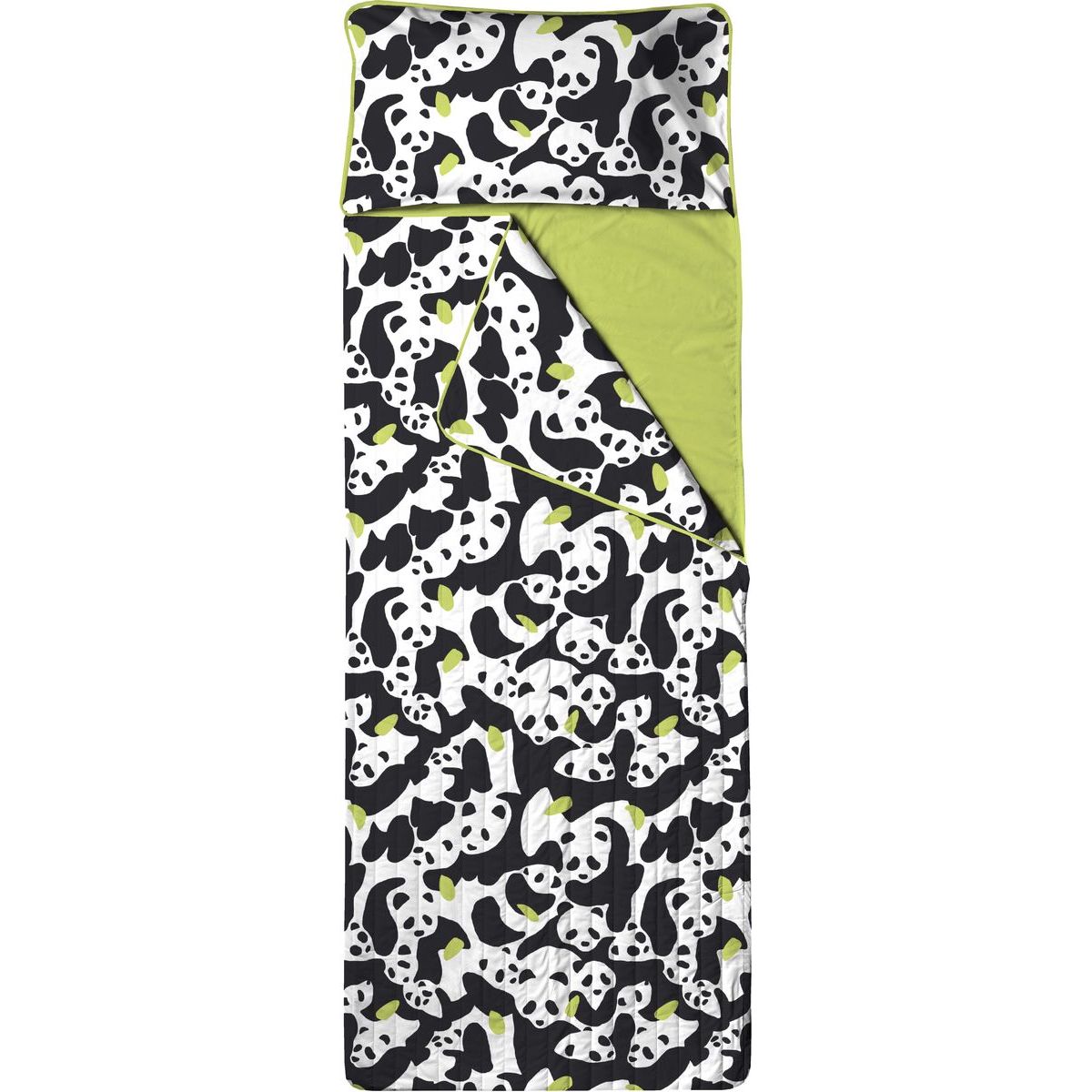 Unipussi Finlayson Sukukokous 90x250cm luomu musta/valkoinen