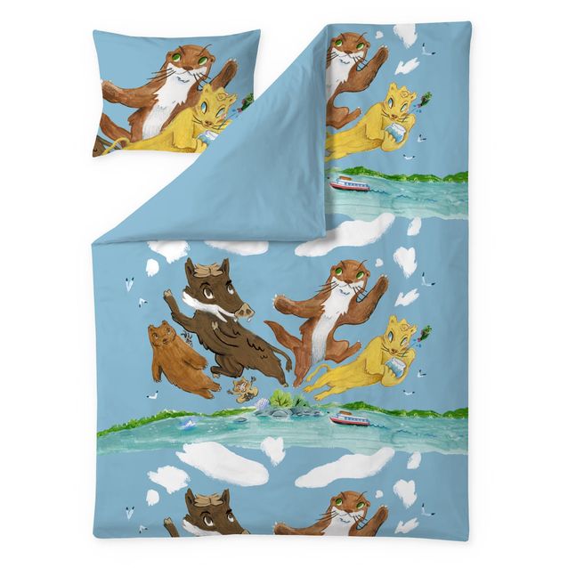 Pussilakanasetti Finlayson Sankarit, monivärinen