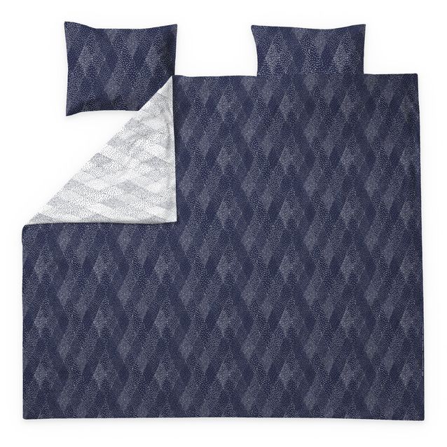 Parivuoteen pussilakanasetti Finlayson Säihke, sininen/valkoinen