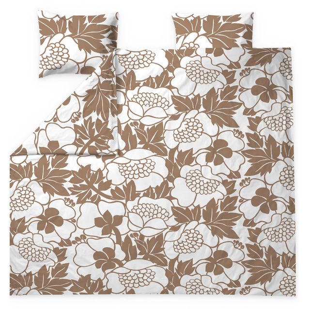 Parivuoteen pussilakanasetti Finlayson Annukka 240x210cm + 50x60cm GOTS kinuski