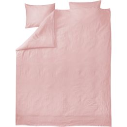 Parivuoteen pellavapussilakanasetti Finlayson Lino, 240x210cm, roosa