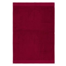 Käsipyyhe Finlayson Hali, 50x70cm, luomupuuvilla, viininpunainen