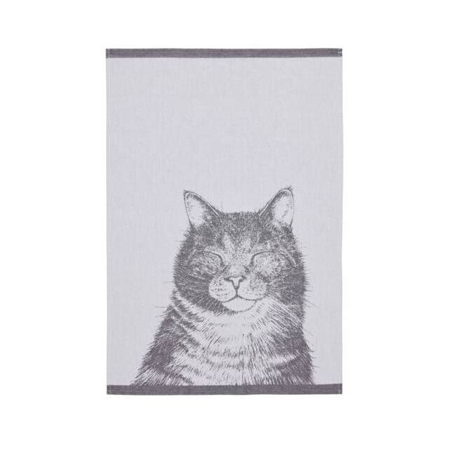 Keittiöpyyhe Finlayson Kissa 50x70cm musta/valkoinen 2kpl/pkt