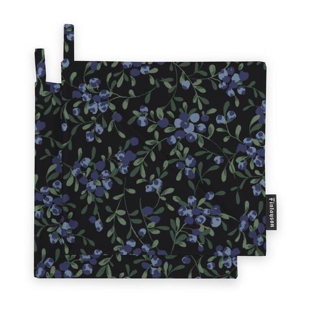Patalappu Finlayson Varpu 22x22cm sininen/vihreä 2kpl/pkt