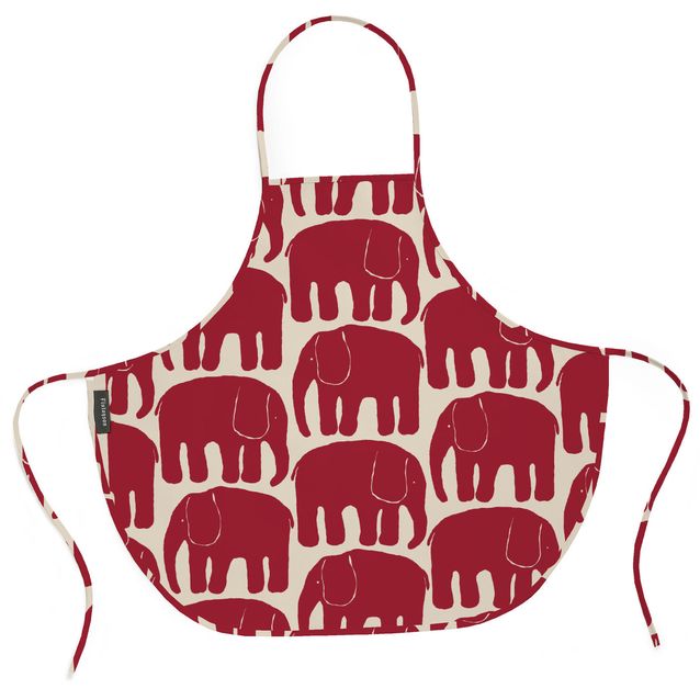 Lasten essu Finlayson Elefantti, 57x50cm, punainen/beige