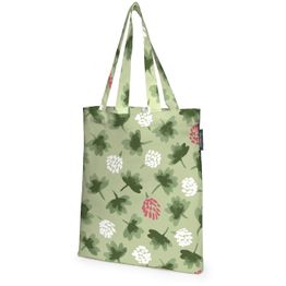 Kangaskassi Finlayson Söpö, 36x42cm, vihreä/roosa