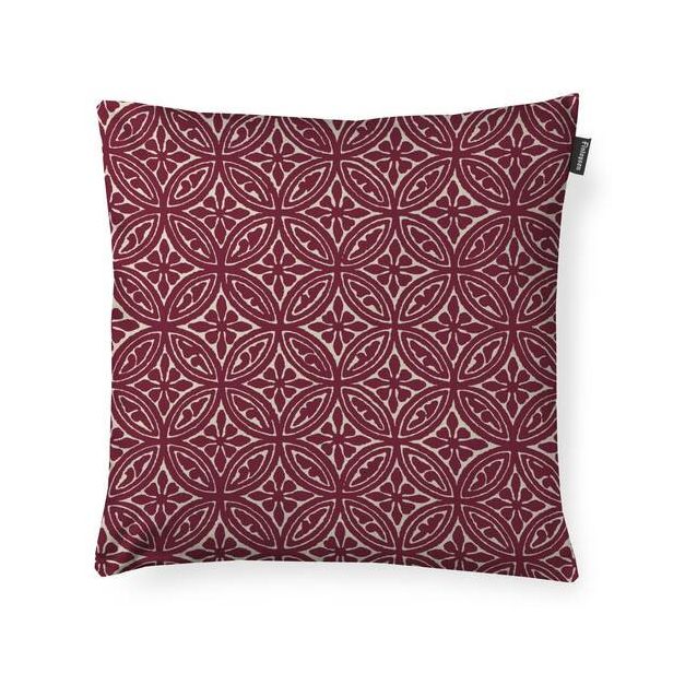 Koristetyynynpäällinen Finlayson Elektra 48x48cm viininpunainen