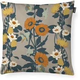 Koristetyynynpäällinen Finlayson Kaksin, 48x48cm, oranssi/beige