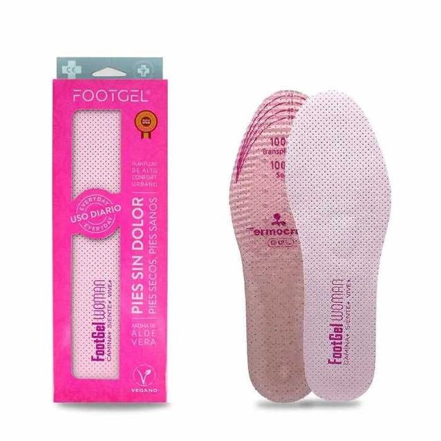 Pohjalliset Footgel Woman Everyday Aloe Vera, koko 35–38