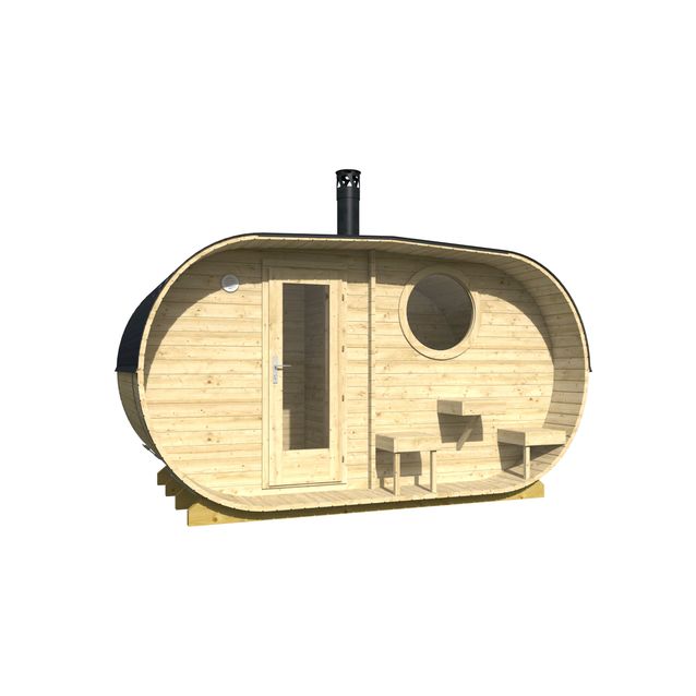 Tynnyrisauna Tene Forssa 9.4m²