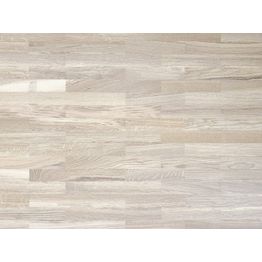 Lautaparketti Forte Tammi, 4-sauva, 14,3mm, valkoinen mattalakattu