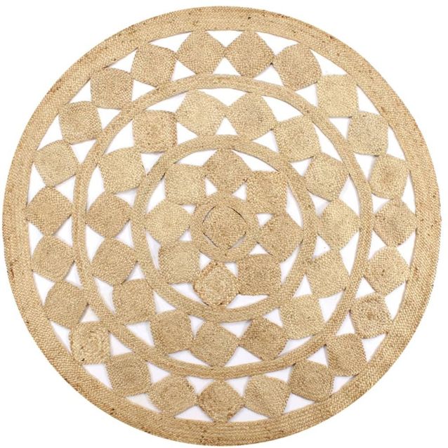 Juuttimatto Hiutale Ø90cm