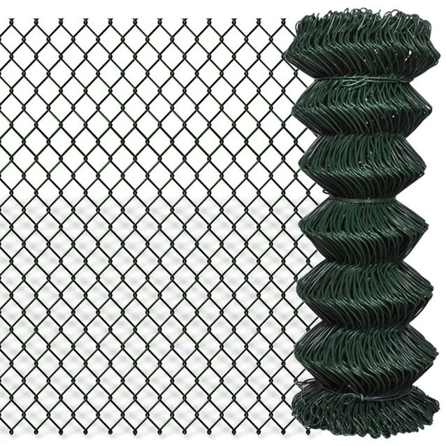 Verkkoaita, teräs, 1x15m, vihreä