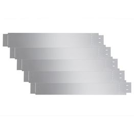 Joustava galvanoitu aita 5-osainen 100x15cm