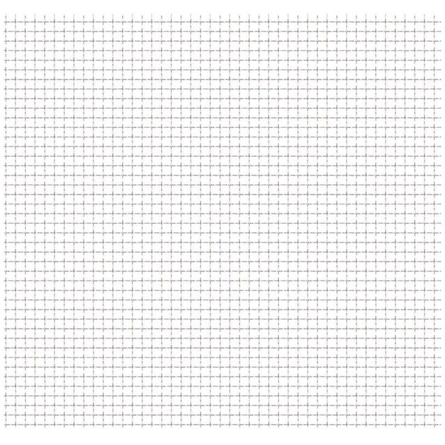Puutarhan verkkoaita, ruostumaton teräs, 100x85cm, 11x11x2mm