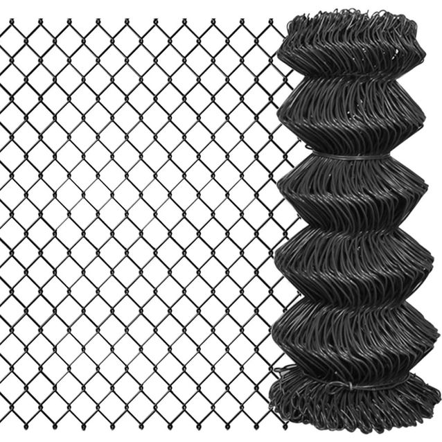 Verkkoaita teräs, 15x0.8m, harmaa