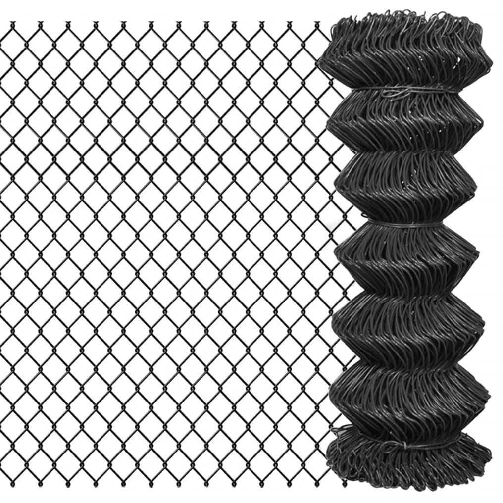 Verkkoaita teräs 15x1m harmaa