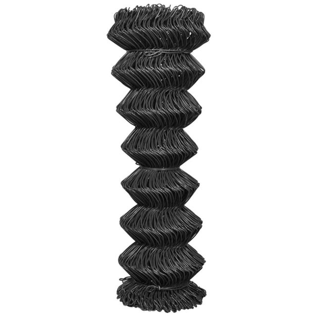 Verkkoaita, teräs, 15x1.25m, harmaa