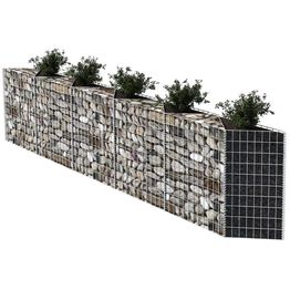 Kivikori galvanoitu teräs 300x30x100cm