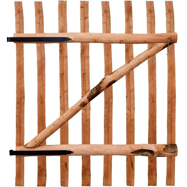 Aitaportti, kyllästetty pähkinäpuu, 100x120cm