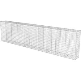 Gabion-kivikori kansilla galvanoitu teräs 600x50x150cm