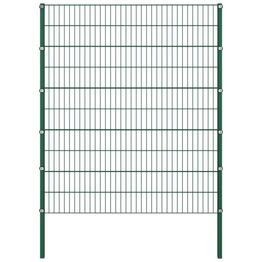 Aitapaneeli tolpilla rauta 2x1.7m vihreä