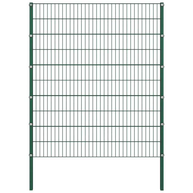Aitapaneeli tolpilla, rauta, 2x1.7m, vihreä