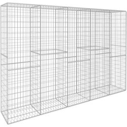 Gabionseinä kannella galvanoitu teräs 300x50x200cm