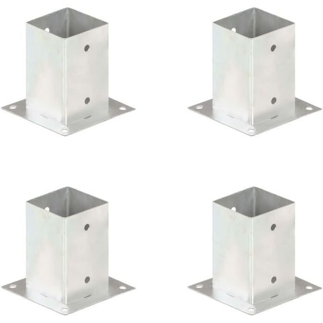 Aitatolpan jalat, 4kpl, galvanoitu, 91mm