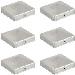 Tolpanhattu 6kpl galvanoitu 81x81mm