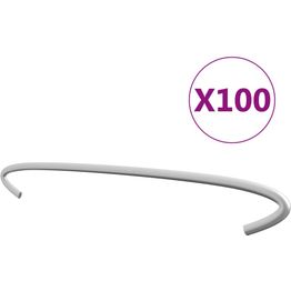 Kivikorien koukut 100kpl galvanoitu teräs 30cm