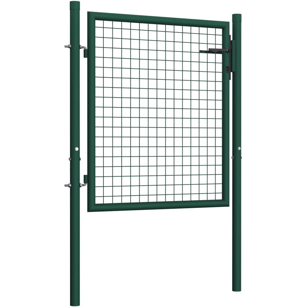Aitaportti teräs 100x75cm vihreä
