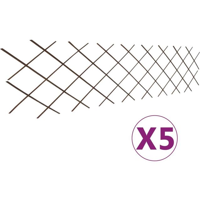 Pajusäleikköaidat, 5kpl, 180x60cm