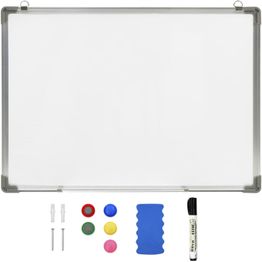 Magneettinen kuivapyyhittävä tussitaulu, valkoinen, 90x60 cm, teräs