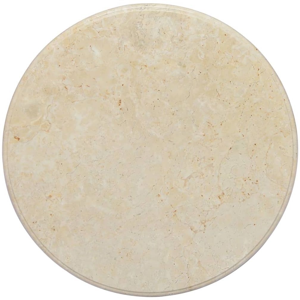 Pöytälevy, kerma, ø60x2,5 cm, marmori