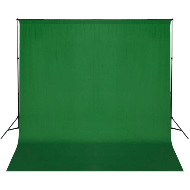 Taustakankaan tukijärjestelmä, 600x300 cm, vihreä