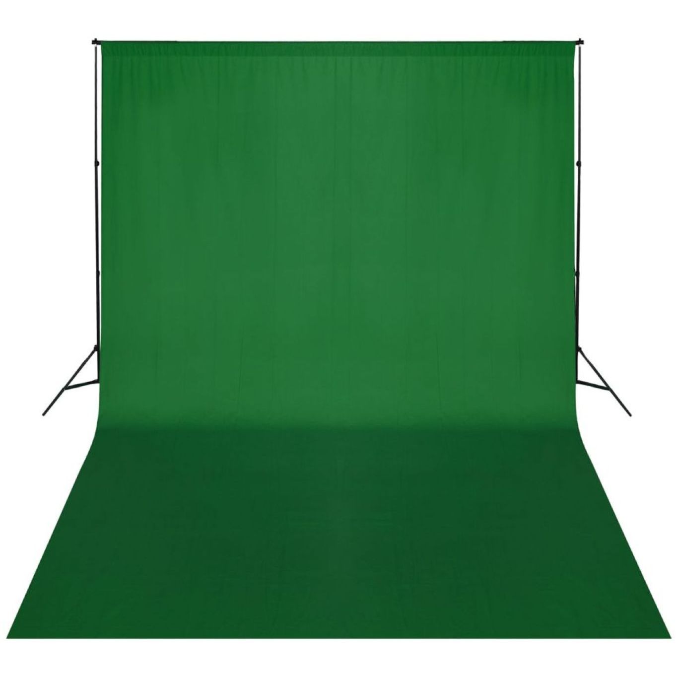 Taustakankaan tukijärjestelmä, 500x300 cm, vihreä