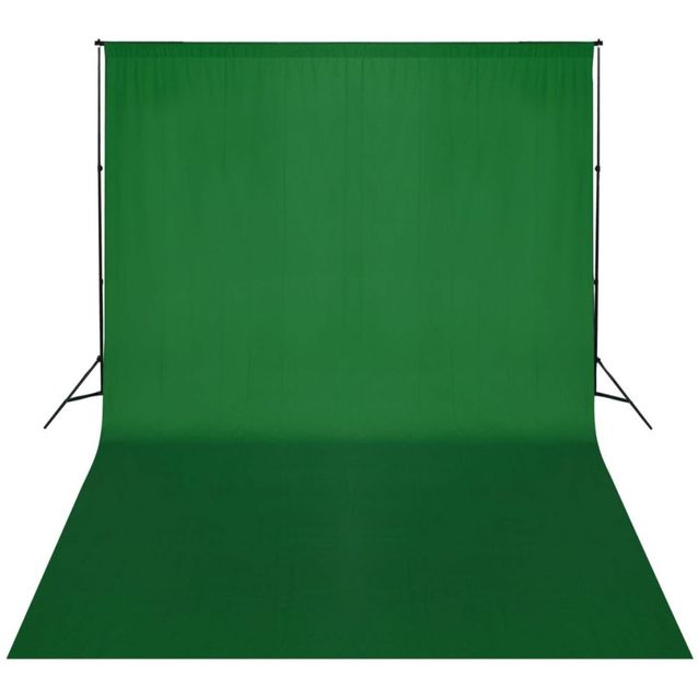 Taustakankaan tukijärjestelmä, 500x300 cm, vihreä