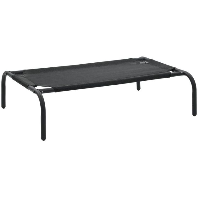 Kohotettu koiranpeti, koko S, 70x50x18cm, musta 