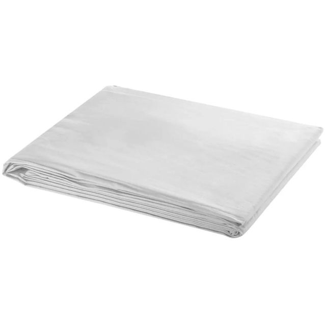 Taustakangas puuvilla, 600x300 cm, valkoinen