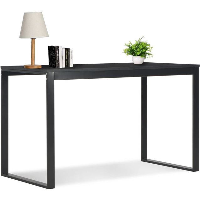 Tietokonepöytä, 120x60x70 cm, musta