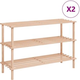 Kenkäteline FinePRICE, 2 kpl, 3-kerroksinen, täysi kuusi