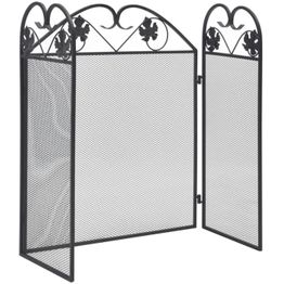 Takansuoja, 3-osainen, rauta, musta