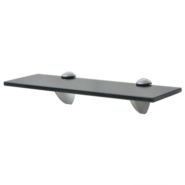 Seinähylly, 8 mm lasi, 30x20 cm, musta