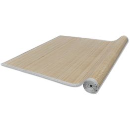 Bambumatto 100x160cm luistamaton pohja luonnollinen