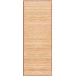 Bambumatto 80x200cm luistamaton pohja ruskea