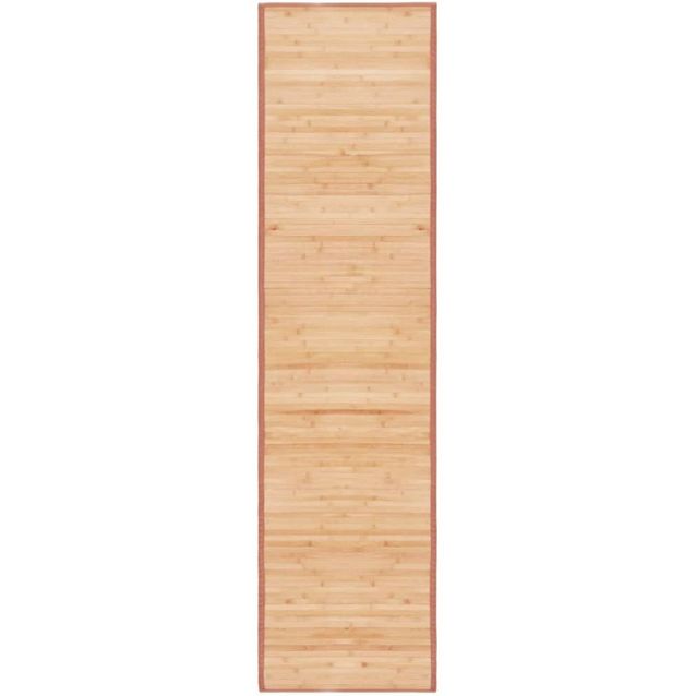 Bambumatto 80x300cm liukumaton pohja ruskea