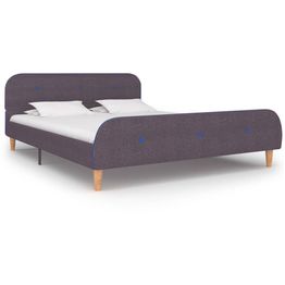 Sängynrunko Simple, harmaanruskea kangas, 135x190 cm